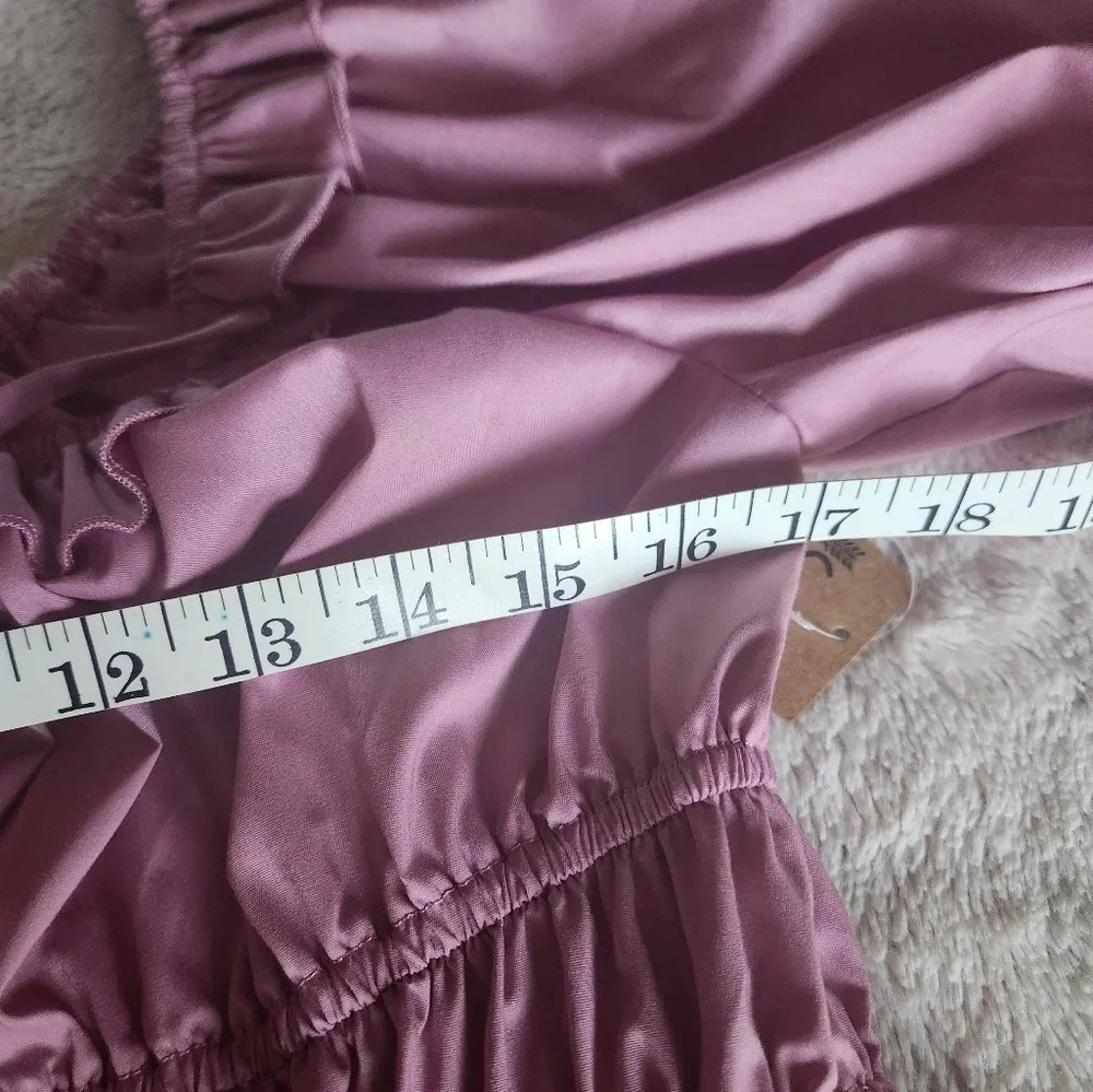 NWT Emery Pink‎ Just Found Frill Dress LG - Picture 9 of 11